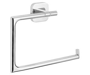 tesa Esteetic porte-serviettes anneau, adhésif, acier inoxydable, design esthétique, garanti inoxydable, 154mm x 185mm x 45mm