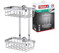 tesa 40211-00000-00 ALUXX Tablette salle de bain colle chrome (brillant) sans perçage