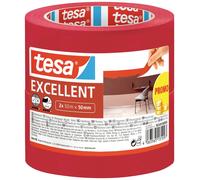 tesa EXCELLENT 56549-00000-00 Bande de masquage rouge (L x l) 50 m x 50 mm 2 pc(s)
