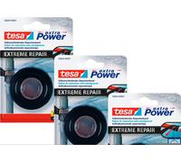 tesa EXTRA POWER 56064-00500-00 Bande de réparation noir (L x l) 2.5 m x 19 mm 3 pc(s)