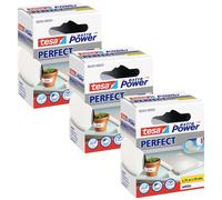 tesa EXTRA POWER PERFECT 56343-00501-04 Ruban adhésif toilé blanc (L x l) 2.75 m x 38 mm 3 pc(s)