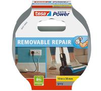 tesa Ruban adhésif toilé extra Power ECO REPAIR caoutchouc gris 10 m x 38 mm