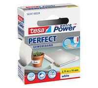 Tesa extra Power Ruban adhésif tissé Noir 2,75 m x 19 mm 2,75m:19mm weiß