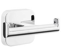 tesa Exxcelent porte-gobelet, adhésif, chromé, design intemporel, garanti inoxydable, 125mm x 130mm x 105mm