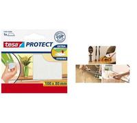 Tesa Feutre Antiglisse/Anti-Rayures, Marron, Diamètre: 26 Mm