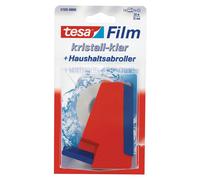 tesa Film & Dérouleur ménager en kit Film cristal clair