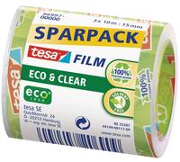 tesa Film Eco & Clear SPARPACK transparent 15 mm x 10 m 3 pièces