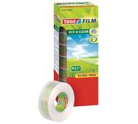 tesa Film Eco & clear, transparent, 15 mm x 10 m, support de