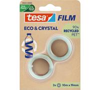 tesa Film ECO & CRYSTAL transparent 19 mm x 10 m blister 2 rouleaux
