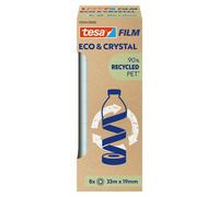 tesa Film ECO & CRYSTAL transparent 19 mm x 33 m 8 rouleaux