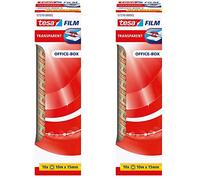 tesa film transparent Bureau Box mit 10 Stores - 10m:15mm / 2er Pack