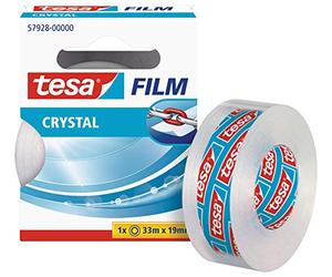 Tesa Filmcrystal Rouleau d'adhésif 33 x 19 mm