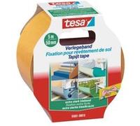 Tesa - fixation pour revêtement de sol adhésif ultra fort, marron50mm x 5m, se coupe à la main, double face (5681-18-0 05681-00 G