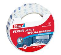 tesa Fixer Objets Special Miroirs - Pour pièces Humides - Ruban Adhésif pour Fixer les Miroirs sans Vis - Résistant et Idéal dans les Salles de Bains et les Douches - 5 m x 1,9 cm