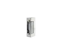 TESA Gâche électrique à encastrer, sans têtière, 12 V, mode normal avec déverrouillage manuel, pour portes en bois ou menuiserie métallique