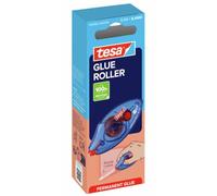 tesa GLUE ROLLER Permanent jetable - Rouleau adhésif - 8,5 m x 8,4 mm | Colle permanente - Application précise - Sans solvant - Pour papier, carton et photos - Au bureau et à la maison
