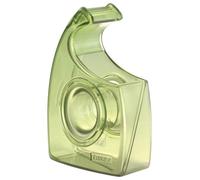 tesa HAND DISPENSER EASY CUT RECYCLED - distributeur manuel ergonomique - boîtier 100% plastique recyclé à partir de résidus de production - vert - jusqu’à 33 m x 19 mm