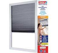 tesa Insect Stop 55804-00000-00 Moustiquaire plissée en aluminium (l x H) 1.14 m x 1.60 m anthracite 1 pc(s)