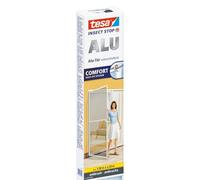 Tesa Insect Stop Cadres Alu Comfort pour Portes - Moustiquaire avec Cadre en Aluminium pour Portes-fenêtres et Clear View - Anthracite, 100 x 220 cm