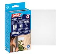 tesa Insect Stop COMFORT pour Porte-Fenêtres - Moustiquaire avec Ruban Auto Agrippant - Filet Anti-Moustique - Blanc, 120 cm x 240 cm