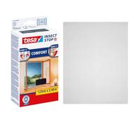 TESA Moustiquaire Comfort pour portes-fenetres - 1,20m x 2,4 m - Noir