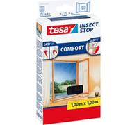tesa® Insect Stop Moustiquaire Velcro Confort Fenêtre 1 x 1m anthracite
