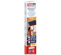 tesa Insect Stop Plissé 2 en 1 - Store Occultant et Moustiquaire pour Fenêtres de Toit - Montage sans Percer ni Scier - Taille Max. 1,16 m x 1,64 m - Profils en Blanc - Plissé en Anthracite