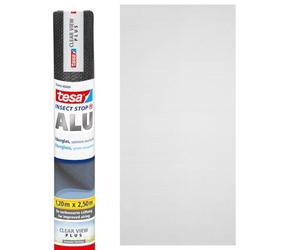 Tesa Insect Stop Rouleau de Moustiquaire en Fibres de Verre - Remplacement pour Cadres tesa Alu Confort - Toile Clear View - Portes et Fenêtres - 120 x 250 cm - Gris Anthracite