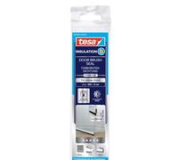 tesa Rail d'étanchéité INSULATION Premium – Aluminium/acier inoxydable, brosse 15 mm – 1 m x 40 mm