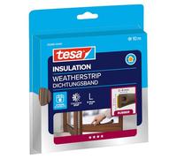 tesa Joint d'isolation INSULATION autocollant pour fenêtres et portes Marron 10 m x 9 mm x 5,5 mm
