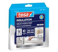 tesa Joint silicone autocollant INSULATION – pour fenêtres & portes – Transparent 6 m 9×7 mm