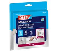 tesa Joint caoutchouc profil D autocollant Blanc 6 m x 9 mm x 8 mm