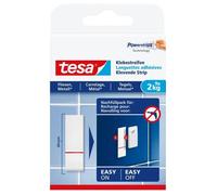 TESA Languettes adhésives - Pour fixer des objets sur surfaces lisses - Charge supportée : 2 Kg