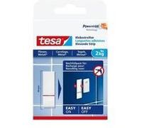 tesa Languettes Adhésives pour Carrelage & Métal 2kg - Languettes Adhésives pour Surfaces Pleines et Lisses - Peut tenir jusqu'à 3 kg par Bande - Paquet de 9 Pièces