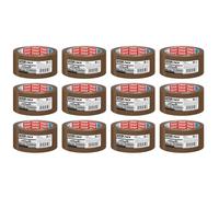 tesa Lot de 12 Adh¿sifs d'emballage PP tesapack 66m x 50mm Marron