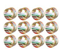 Tesa Lot De 12 Rouleaux Adhésif Double Face Pro Nature 5mx50mm Sols Tapis