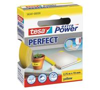 TESA Lot de 3 Rubans toilé adhésif Extra power 19 mm x 2,75 m Jaune