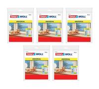 tesa Lot de 5 Calfeutrers Mousse Portes & Fenêtres 10m x 9mm x 6mm blanc