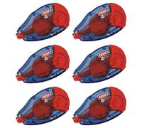 Tesa Lot De 6 Rollers Rechargeable Colle Permanente 8,4 Mm Ecologo 14m X 8,4mm