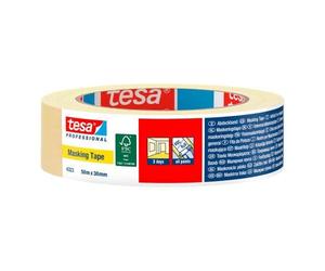 tesa Maler Krepp 4323 Basic Lot de 10 rouleaux de ruban adhésif en papier 30 mm x 50 m