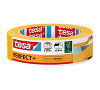tesa Masking Tape PerfectPlus - Painter's Tape Made of Thin Washi Paper for Prec