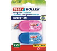tesa Mini rouleau correcteur ecoLogo Rouleau pour corriger 2 pièces