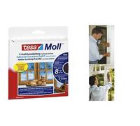 tesa Joint d'isolation INSULATION autocollant pour fenêtres et portes Marron 10 m x 9 mm x 5,5 mm