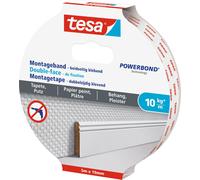 tesa WALLPAPER 77743-00000-00 Ruban de montage tesa® Powerbond blanc (L x l) 5 m x 19 mm Blanc G