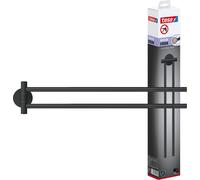 tesa MOON BLACK Porte-serviettes 2 barres porte-serviettes Adhésif Métal (40562-00000-00)