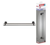 tesa Moon Graphite Barre Porte-Serviettes Double - 640 mm x 49 mm x 115 mm
