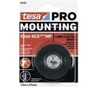 tesa Mounting PRO ACX+ 66728-00000-00 Ruban de montage noir (L x l) 1.5 m x 19 mm Noir G