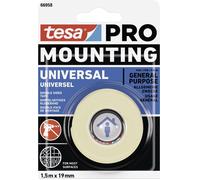 tesa Mounting PRO Universal 66958-00000-00 Ruban de montage blanc (L x l) 1.5 m x 9 mm 1 pc(s)