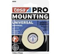 tesa Mounting PRO Universal 66958-00000-00 Ruban de montage blanc (L x l) 1.5 m x 9 mm
