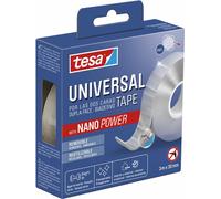 TESA Nano Power, Bande de montage, Transparent, 3 m, Interne, 30 mm